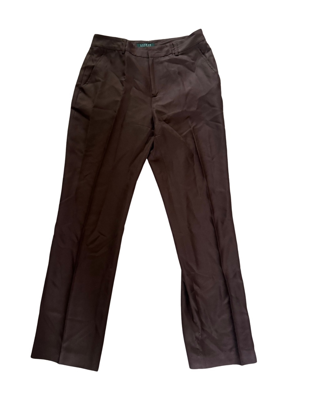 Lauren Ralph Lauren Dark Brown Men's Dress Pants